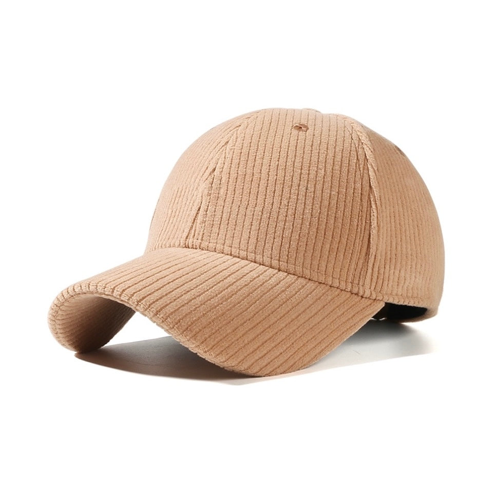 Unisex Adjustable Corduroy Cap