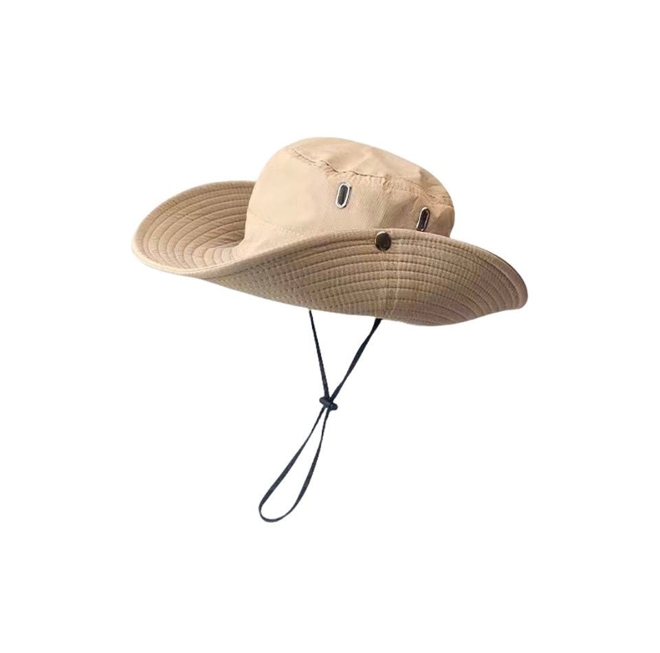 Outdoor Camo Hiking Hat with String Logo - Oriental Evien