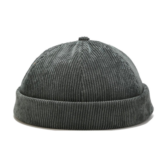 Perfectly Paired: The All - Season Corduroy Dome Hat - Oriental Evien