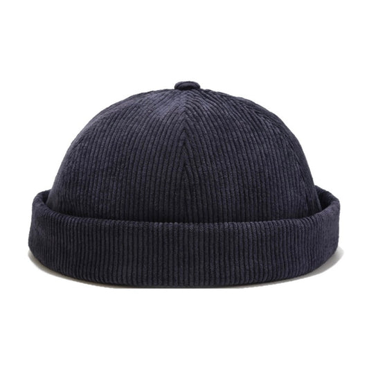 Snow Day Essential: Stay Warm with the Corduroy Dome Hat - Oriental Evien